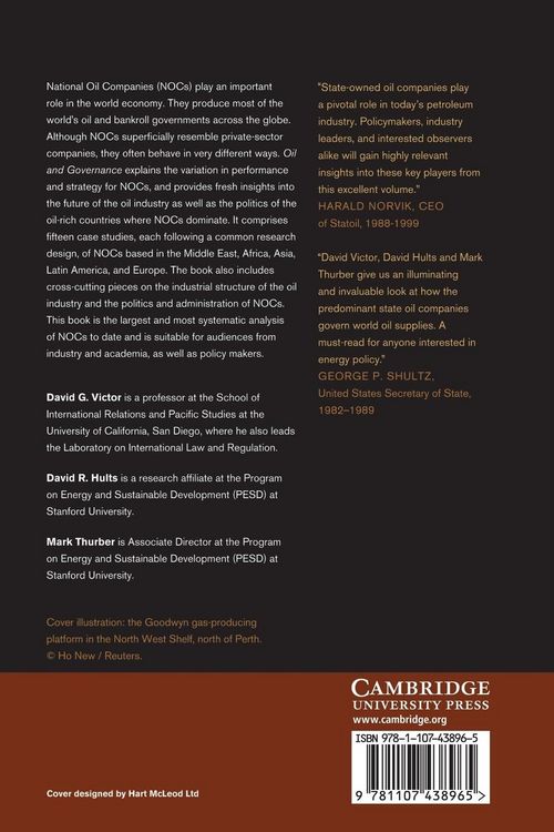 Produktbild: Oil and Governance