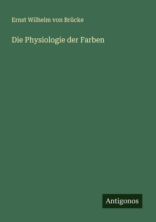 Produktbild: Die Physiologie der Farben