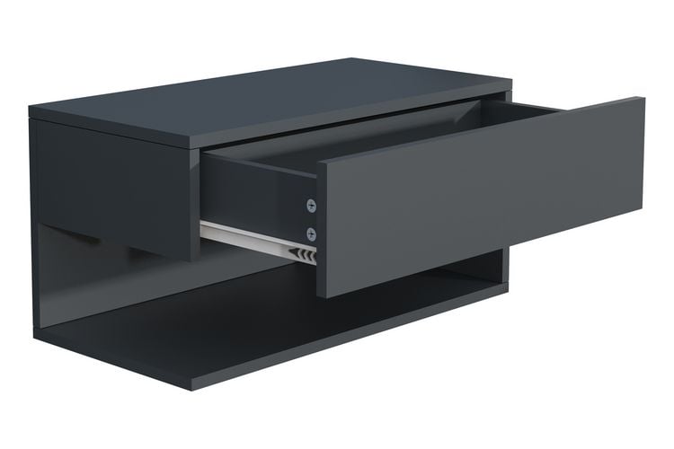 Produktbild: Wandschublade Wand H&auml;nge Nachttisch Usal XL 60cm