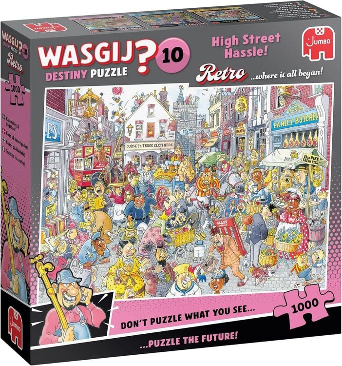 Produktbild: Wasgij Retro Destiny 10 - &Auml;rger auf der Hauptstra&szlig;e - Puzzle 1000 Teile