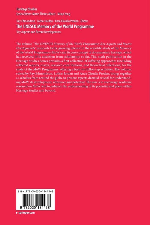 Produktbild: The UNESCO Memory of the World Programme