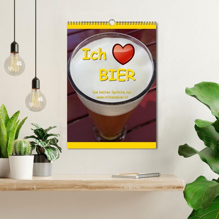 Produktbild: Ich liebe Bier (Wandkalender 2026 DIN A3 hoch), CALVENDO Monatskalender