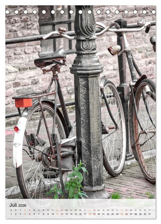 Produktbild: Fahrrad Alltag (Tischkalender 2026 DIN A5 hoch), CALVENDO Monatskalender