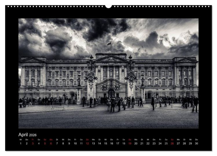 Produktbild: London-Bilder (Wandkalender 2026 DIN A2 quer), CALVENDO Monatskalender