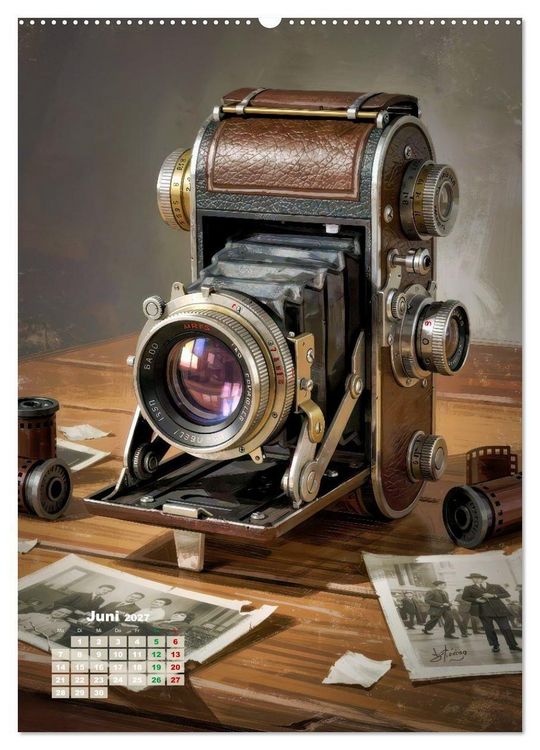 Produktbild: Kamera Nostalgie (hochwertiger Premium Wandkalender 2027 DIN A2 hoch), Kunstdruck in Hochglanz