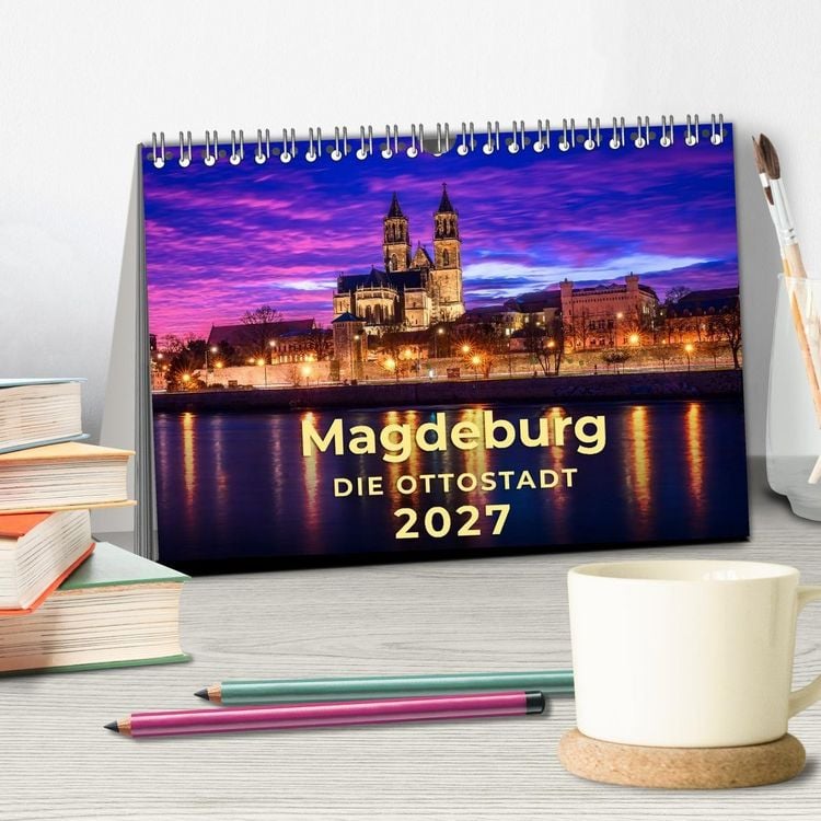 Produktbild: Magdeburg - Ottostadt (Tischkalender 2027 DIN A5 quer), CALVENDO Monatskalender