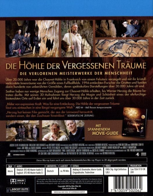Produktbild: Die H&ouml;hle der vergessenen Tr&auml;ume 3D