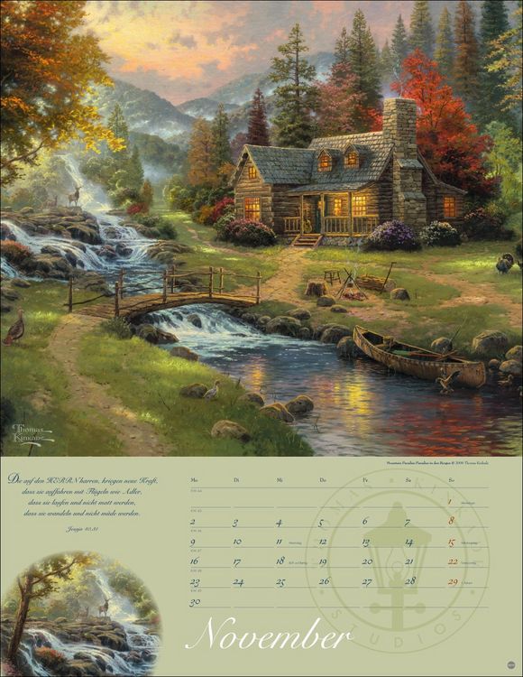 "Thomas Kinkade Land im Licht Kalender 2026" kaufen