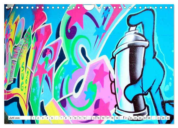 Produktbild: Graffiti ist Kult (Wandkalender 2026 DIN A4 quer), CALVENDO Monatskalender