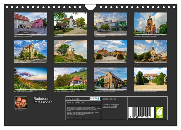 Produktbild: Radebeul Imressionen (Wandkalender 2026 DIN A4 quer), CALVENDO Monatskalender