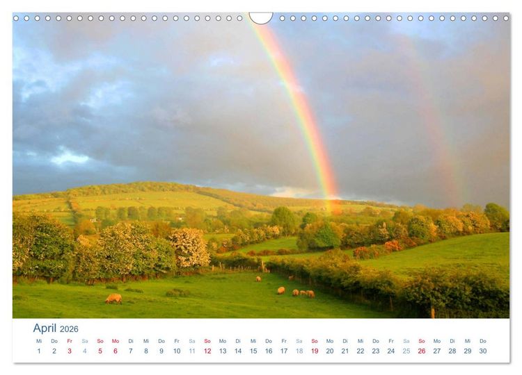 Produktbild: Irland 2026. Impressionen zwischen gr&uuml;nen H&uuml;geln und blauen K&uuml;sten (Wandkalender 2026 DIN A3 quer), CALVENDO Monatskalender