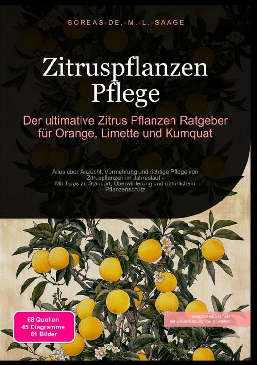 Produktbild: Zitrusfr&uuml;chte (DE) / Zitruspflanzen Pflege: Der ultimative Zitrus Pflanzen Ratgeber f&uuml;r Orange, Limette und Kumquat