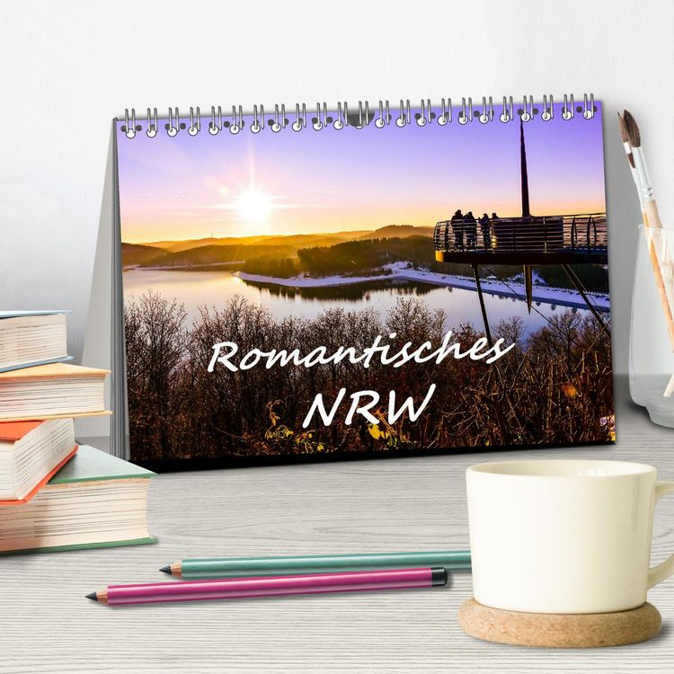 Produktbild: Romantisches NRW (Tischkalender 2026 DIN A5 quer), CALVENDO Monatskalender