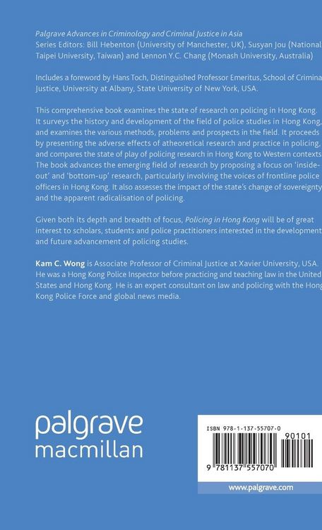 Produktbild: Policing in Hong Kong