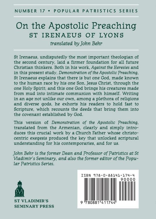 Produktbild: On the Apostolic Preaching