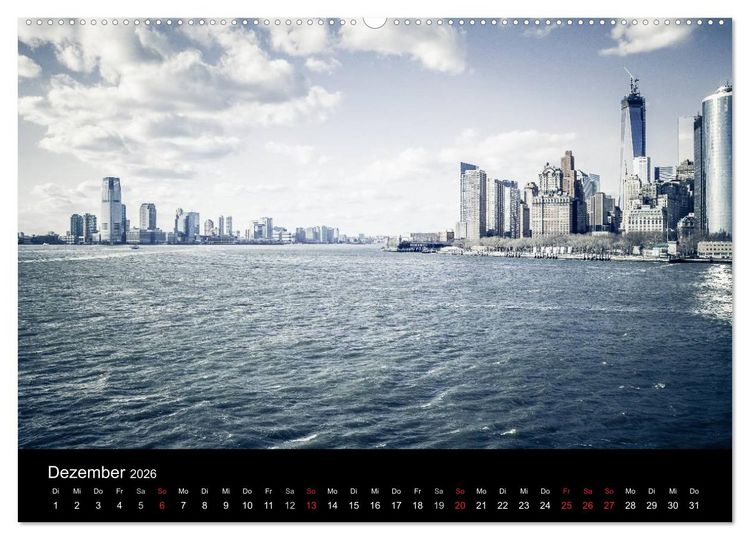 Produktbild: New York (Wandkalender 2026 DIN A2 quer), CALVENDO Monatskalender