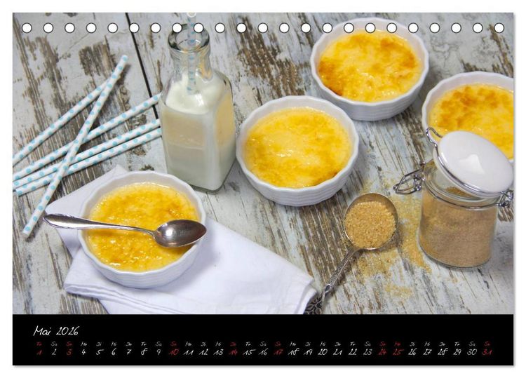 Produktbild: Food-Fotografie (Tischkalender 2026 DIN A5 quer), CALVENDO Monatskalender
