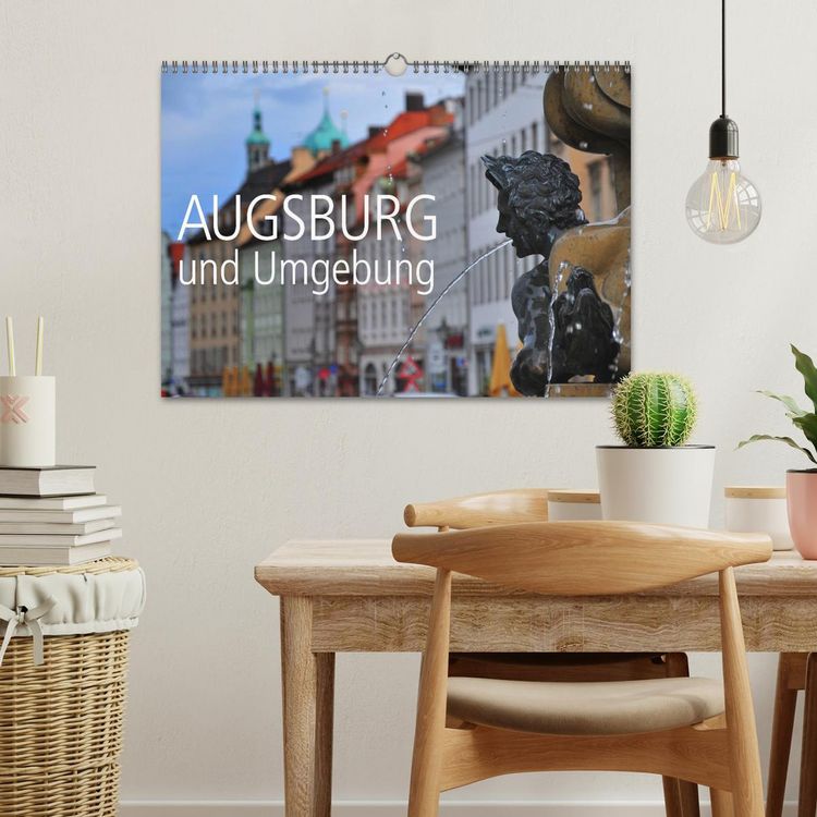 Produktbild: Augsburg und Umgebung (Wandkalender 2026 DIN A3 quer), CALVENDO Monatskalender