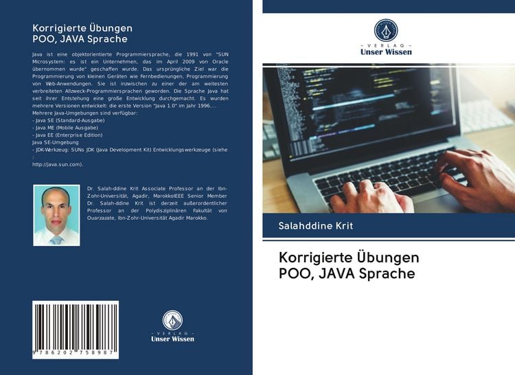 Produktbild: Korrigierte &Uuml;bungen POO, JAVA Sprache