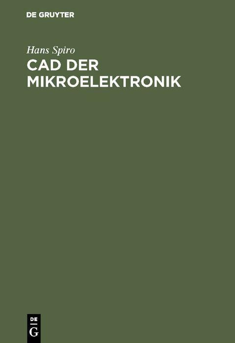 Produktbild: CAD der Mikroelektronik