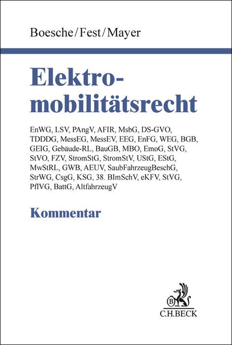 Produktbild: Elektromobilit&auml;tsrecht
