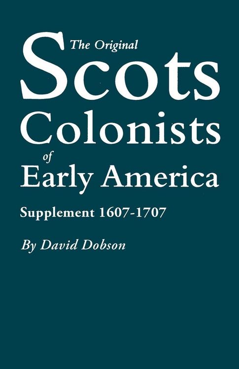 Produktbild: Original Scots Colonists of Early America
