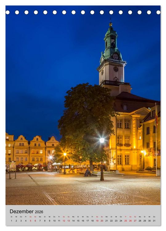 Produktbild: JELENIA G&Oacute;RA Hirschberg und idyllisches Umland (Tischkalender 2026 DIN A5 hoch), CALVENDO Monatskalender
