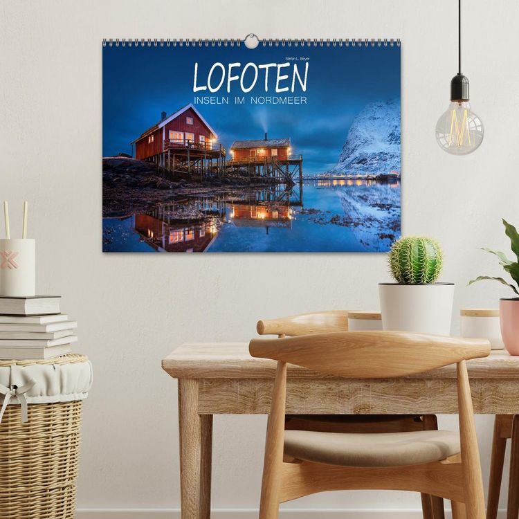 Produktbild: Lofoten - Inseln im Nordmeer (Wandkalender 2026 DIN A3 quer), CALVENDO Monatskalender