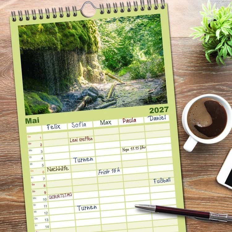 Produktbild: Familienplaner 2027 - Hochschwarzwald - Traumhafte Landschaften im Schwarzwald mit 5 Spalten (Wandkalender, 21 x 45 cm) CALVENDO