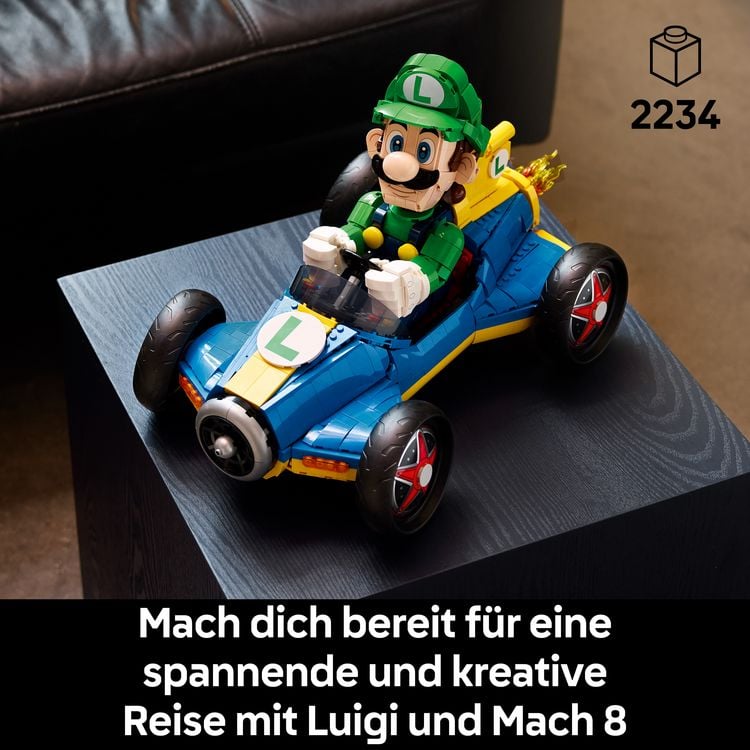 Produktbild: LEGO Super Mario 72050 Mario Kart: Luigi & Turboflitzer, Modellbau