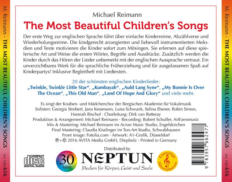 Produktbild: The most beautiful children&acute;s songs