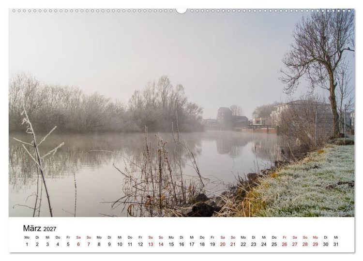 Produktbild: Buxtehude - Eine Perle in Niedersachsen (hochwertiger Premium Wandkalender 2027 DIN A2 quer), Kunstdruck in Hochglanz