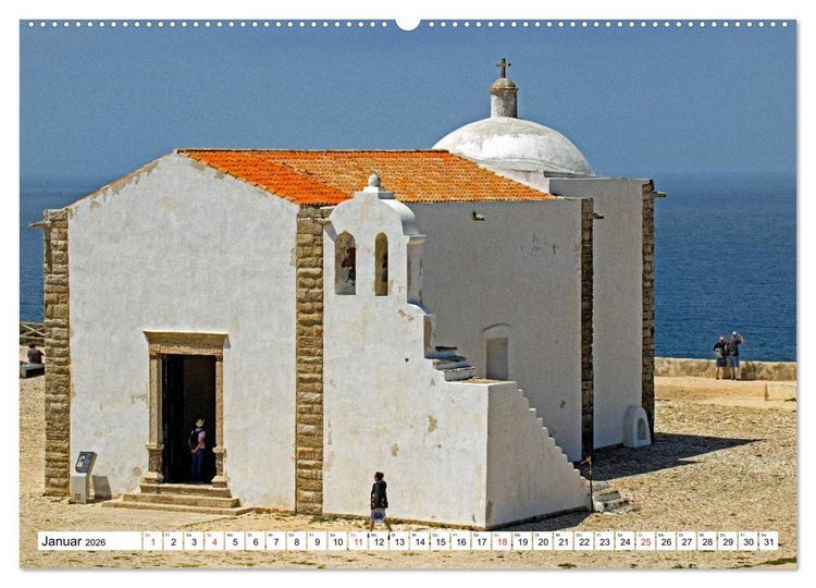 Produktbild: Portugal - Die Algarve vom Cabo de Sao Vicente bis Tavira (Wandkalender 2026 DIN A2 quer), CALVENDO Monatskalender