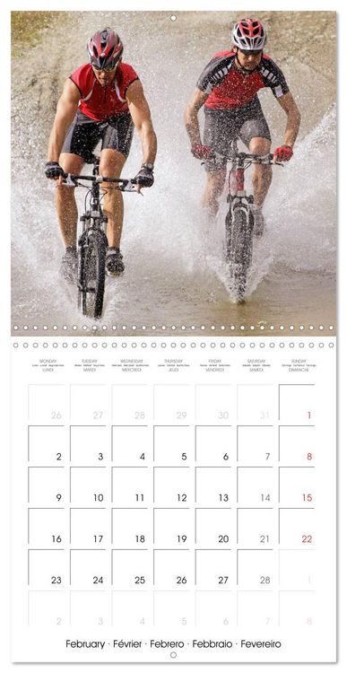 Produktbild: Mountain biking: Up hill and down dale (Wall Calendar 2026 12 &times; 12 Inch) CALVENDO 12 Month Wall Calendar