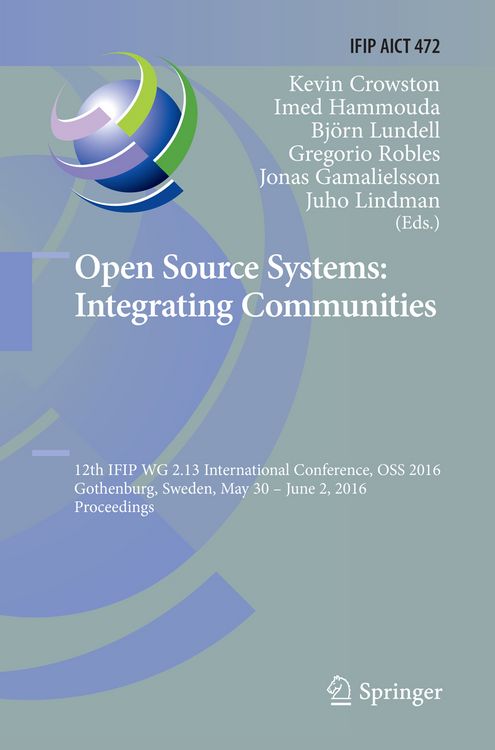Produktbild: Open Source Systems: Integrating Communities
