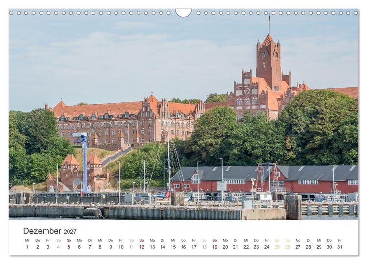 Produktbild: Flensburg maritim (Wandkalender 2027 DIN A3 quer), CALVENDO Monatskalender