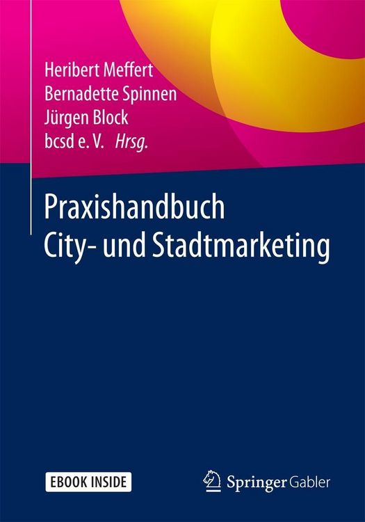 Produktbild: Praxishandbuch City- und Stadtmarketing