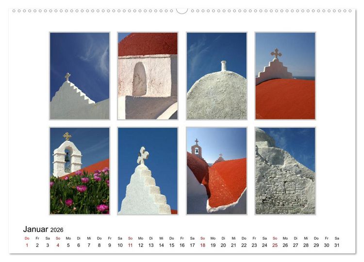 Produktbild: KYKLADEN Dem Licht ganz nah (hochwertiger Premium Wandkalender 2026 DIN A2 quer), Kunstdruck in Hochglanz