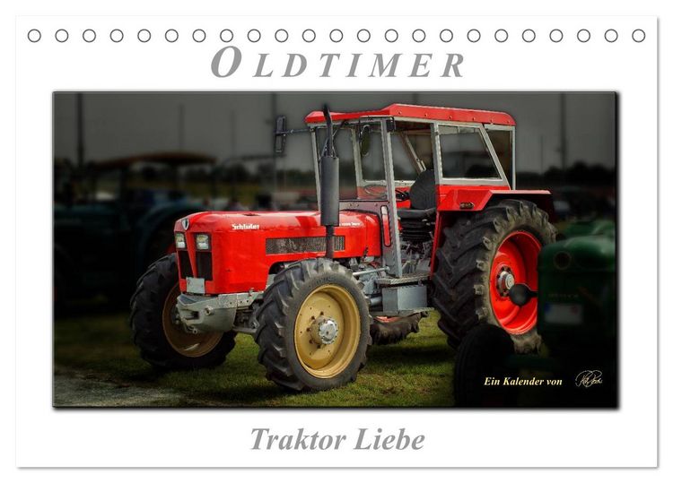 Produktbild: Oldtimer - Traktor Liebe (Tischkalender 2026 DIN A5 quer), CALVENDO Monatskalender