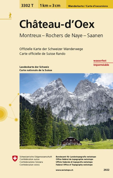Bild vom Artikel Swisstopo 1 : 33 333 Chateau-d'Oex vom Autor Bundesamt für Landestopografie swisstopo