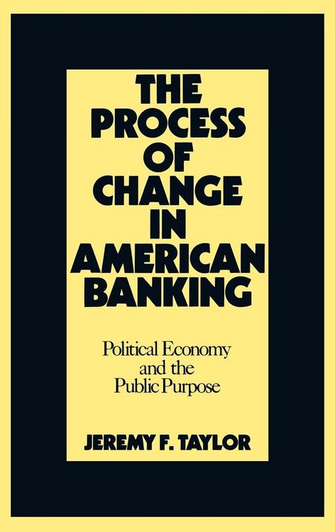 Produktbild: The Process of Change in American Banking