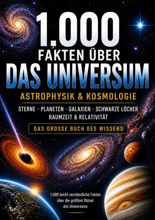 Produktbild: 1.000 Fakten &uuml;ber Universum, Astrophysik & Kosmologie
