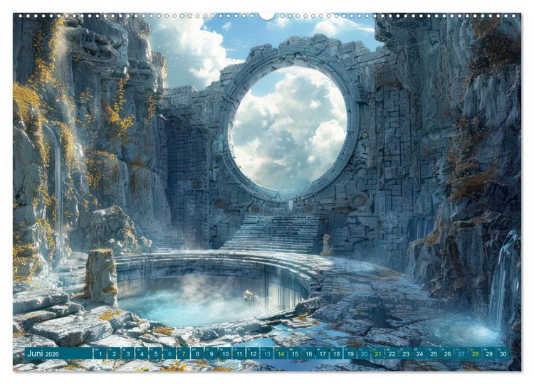 Produktbild: Mystische r&auml;tselhafte Orte (Wandkalender 2026 DIN A2 quer), CALVENDO Monatskalender