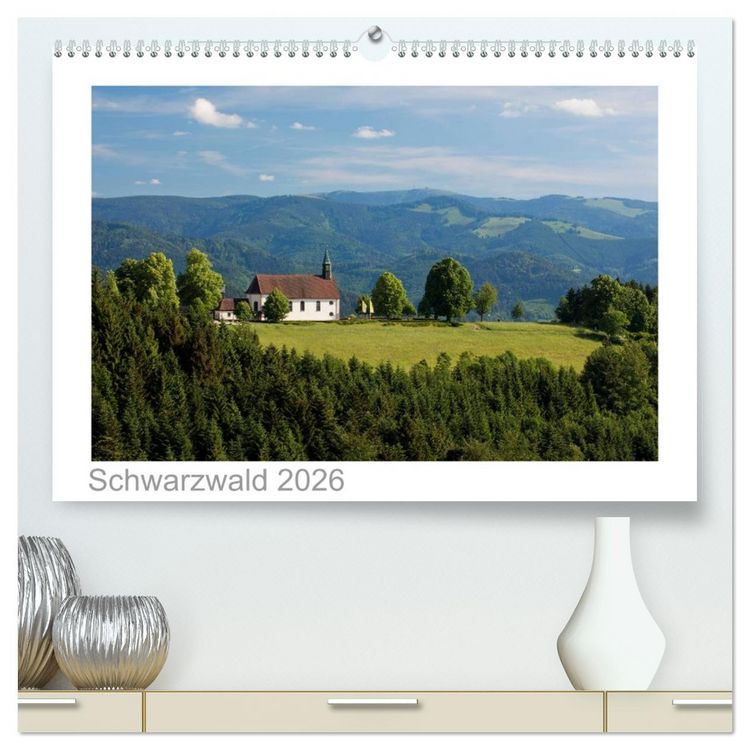 Produktbild: Schwarzwald 2026 (hochwertiger Premium Wandkalender 2026 DIN A2 quer), Kunstdruck in Hochglanz