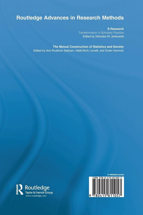 Produktbild: The Mutual Construction of Statistics and Society
