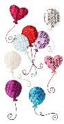 Produktbild: Balloons (Stoff m. Pailletten)