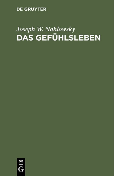 Produktbild: Das Gef&uuml;hlsleben