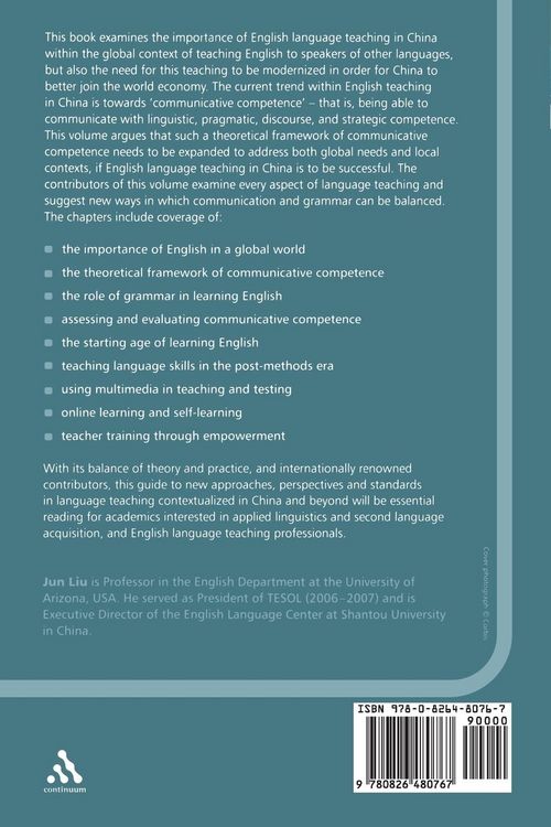 Produktbild: English Language Teaching in China
