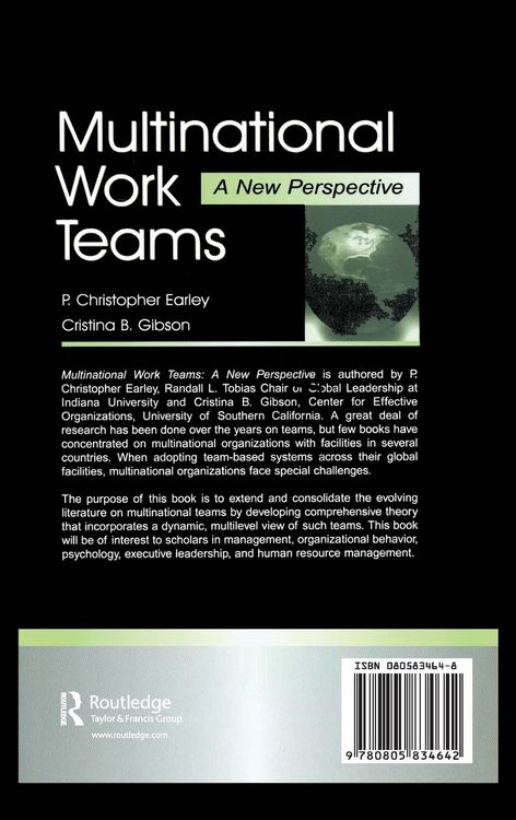 Produktbild: Multinational Work Teams