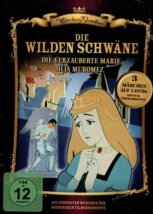 Produktbild: Märchen Klassiker - Die wilden Schwäne/Die verzauberte Marie/Ilja Muromez [3 DVDs]